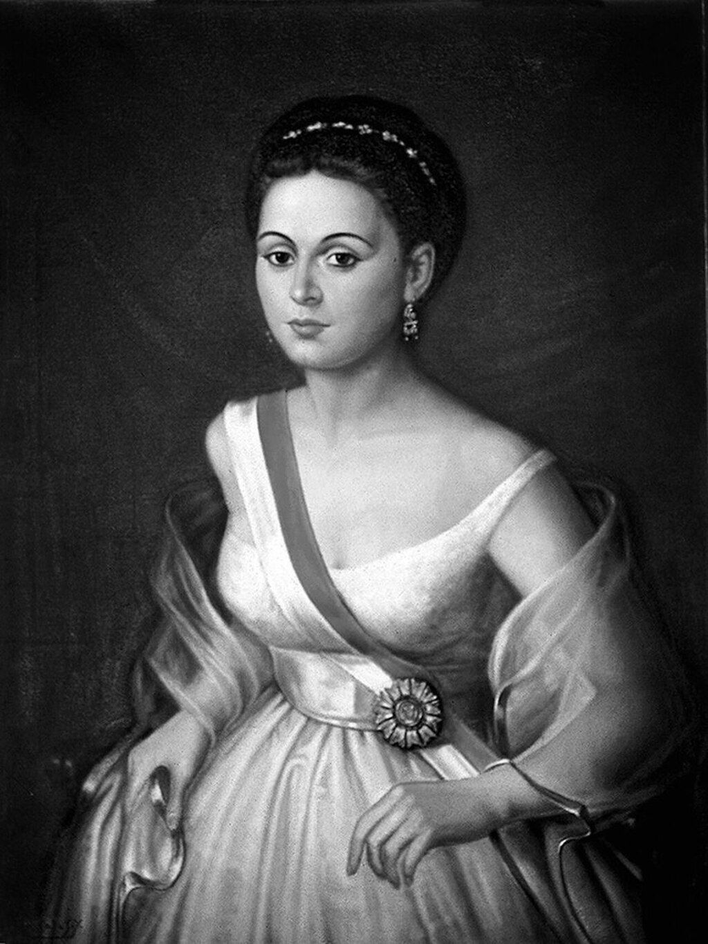 Portrait of Manuela Sáenz